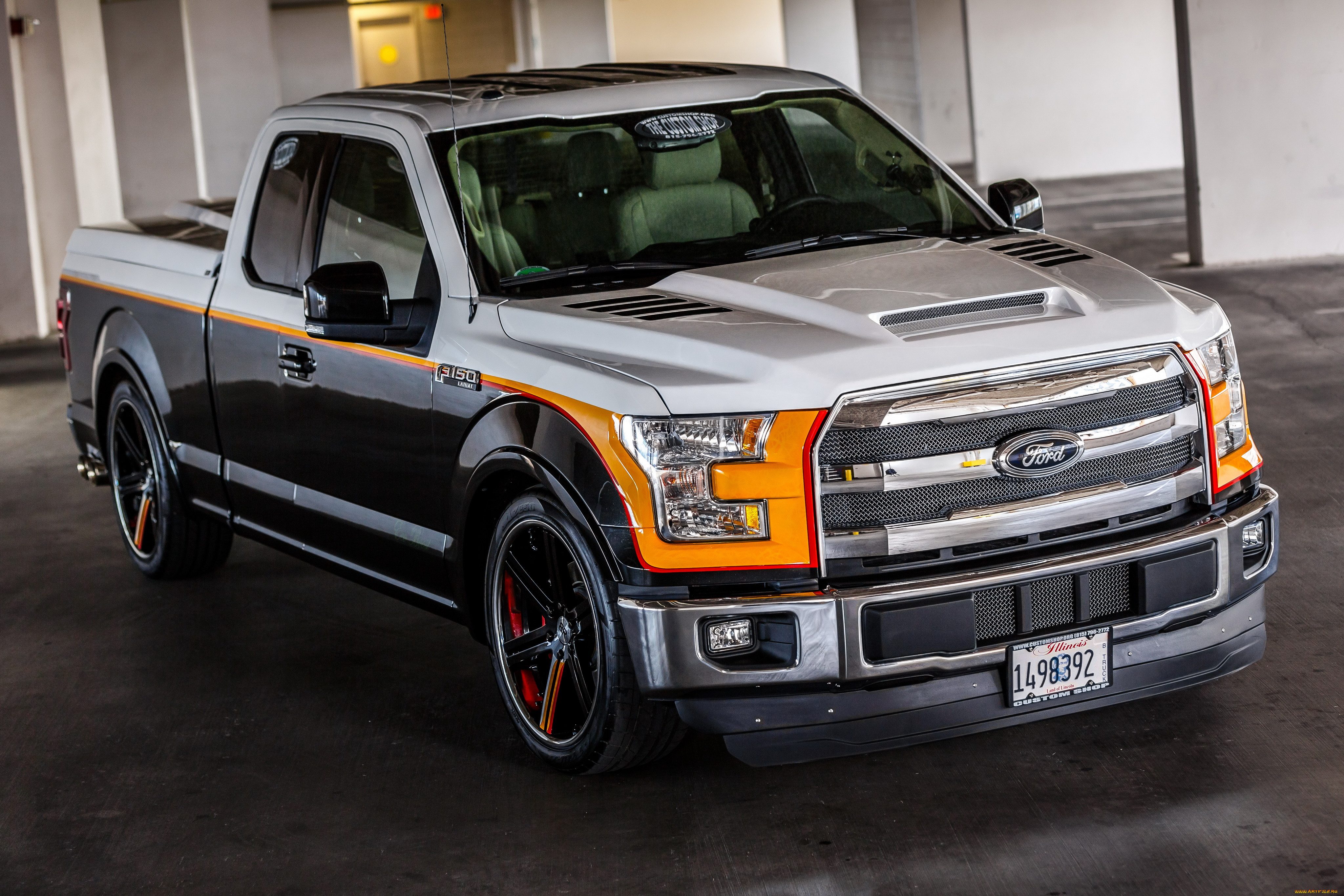 , custom pick-up, ford